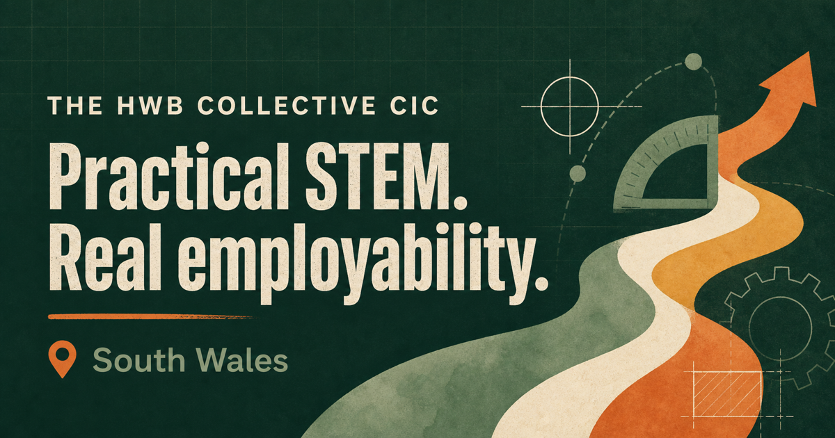 Darlun STEM ymarferol a chyflogadwyedd The Hwb Collective